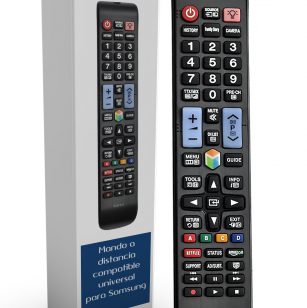 Mando Universal para televisores Samsung Smart 3D. Compatible con más de 340 Modelos de mandos Samsung