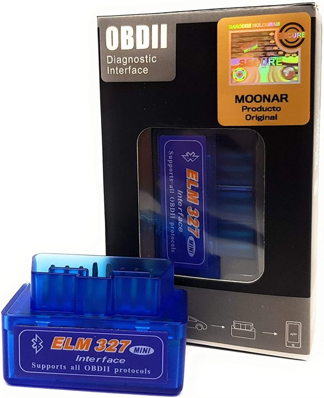Mini ELM327 OBDII V2.1. Herramienta de análisis y diagnóstico para vehículos.